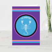 Carte de voeux Scorpion (Devant)