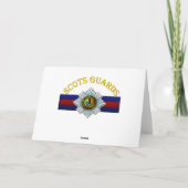 Carte de voeux Scots Guards (Dos)