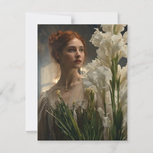 Carte de voeux Scottish Alchemy Bridal Gladioli (Devant)