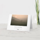 Carte de voeux Scottish Dawn (Dos)