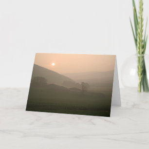 Carte de voeux Scottish Dawn