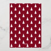 Carte de vœux Script Baie de Cranberry 6 Photos Co (Verso)