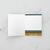 carte de voeux SE PLIANTE personnalisée par 5x7 de (Intérieur)