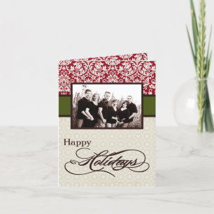 carte de voeux SE PLIANTE personnalisée par 5x7 de