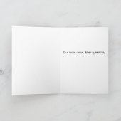 Carte de vœux se sentant bestial (Intérieur)