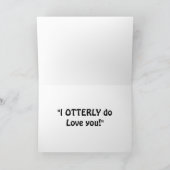 Carte de voeux Sea Otter (Intérieur)