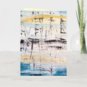 Carte de voeux Seascape - Voile d'été (Dos)