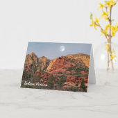 Carte de voeux Sedona, Arizona (Fleur jaune)