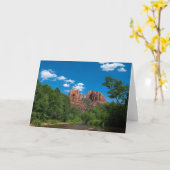 Carte de voeux Sedona, Arizona 4237 (Fleur jaune)