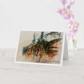 Carte de voeux Sedona Rocks (Orchidée)