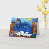 Carte de voeux sensationnelle de Sydney (Fleur jaune)