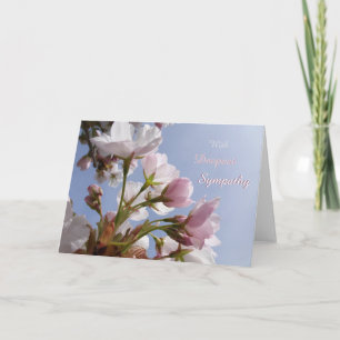 Carte de voeux Serene Blossoms Sympathy
