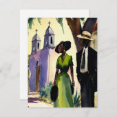 Carte de voeux -Services ecclésiastiques #11 (Pâqu (Devant / Derrière)