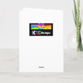 Carte de voeux Shabbat Shalom Magen David (Dos)