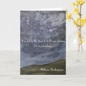 Carte de voeux Shakespeare (Fleur jaune)