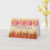 Carte de voeux Shakespeare (Fleur jaune)