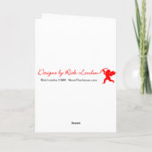 Carte de voeux Shakespeare "Amour/Raison" (Dos)