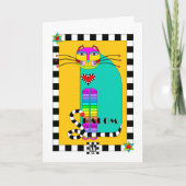 Carte de voeux Shalom Cat (Devant)