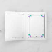 Carte de voeux : Shalom de ma maison (Beit) à la v (Intérieur)