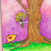 Carte de voeux Shy Valentine par Nicole Janes