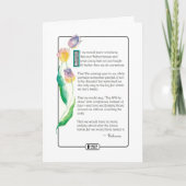 Carte de voeux "Si nous apprendrions à croire" (Devant)