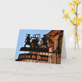 Carte de voeux Signe 2 (Fleur jaune)