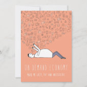 Carte de voeux Silicon Valley seulement : à la dem (Devant)