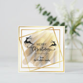 Carte de vœux simple (Debout devant)