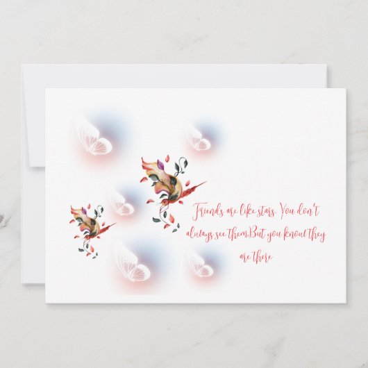 Carte de vœux simple (Devant)