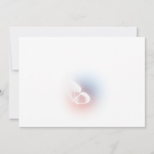 Carte de vœux simple (Dos)