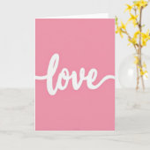 Carte de vœux Simple Amour (Fleur jaune)