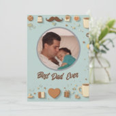 Carte de voeux simple et élégante pour la fête des (Debout devant)