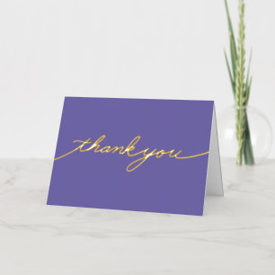 Carte de voeux simple Merci brillant