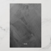 Carte de vœux simple pour le Nouvel An moderne et  (Verso)