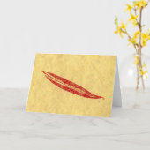 Carte de voeux "Simple Willow" Country Road (Fleur jaune)