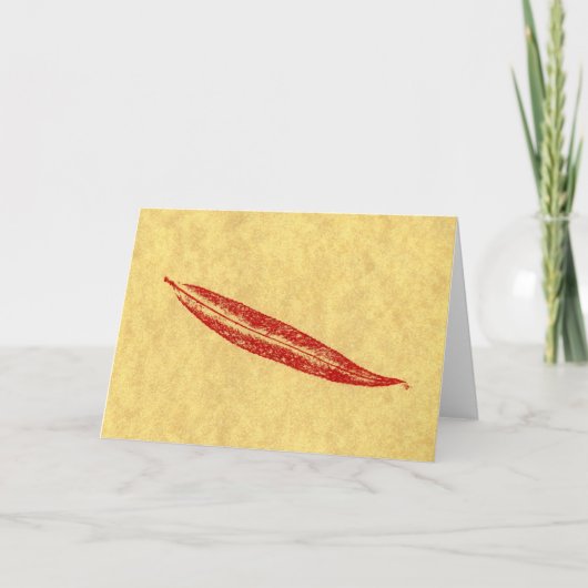 Carte de voeux "Simple Willow" Country Road (Devant)