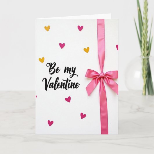 Carte de vœux sincère pour la Saint-Valentin (Devant)