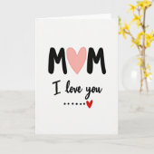 Carte de voeux sincère pour maman (Fleur jaune)