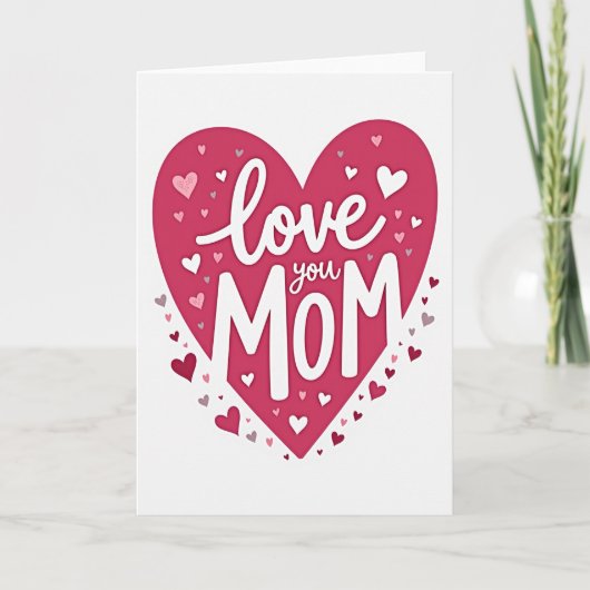 Carte de vœux sincère pour maman (Devant)