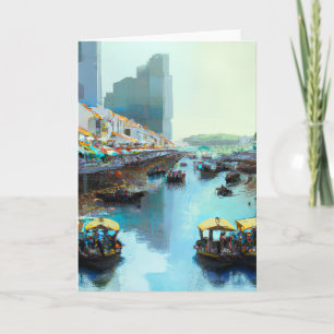 Carte de voeux Singapore River
