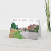 Carte de voeux Sioux Falls Skyline (Devant)