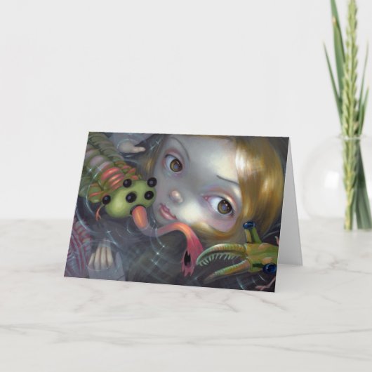 Carte de voeux "Sirène Cambrienne" (Devant)