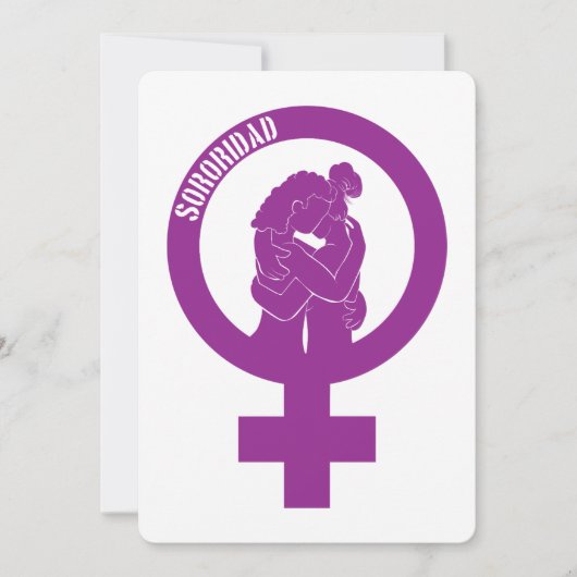 Carte de voeux Sisterhood Flat (Devant)