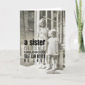 Carte de voeux SISTERS (Devant)