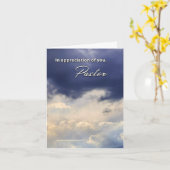 Carte de voeux Sky Pastor (Fleur jaune)