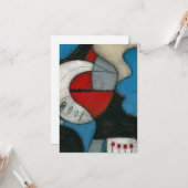 Carte de voeux Snare Drum (Devant/Arrière en situation)