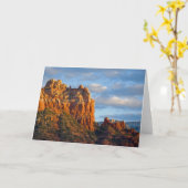 Carte de voeux Snoopy de roche 2201 (Fleur jaune)