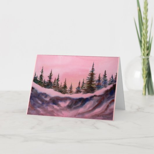 Carte de voeux Snow-scape (Devant)