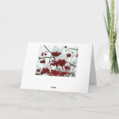 Carte de voeux Snowberries (Dos)