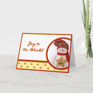Carte de voeux Snowmann
